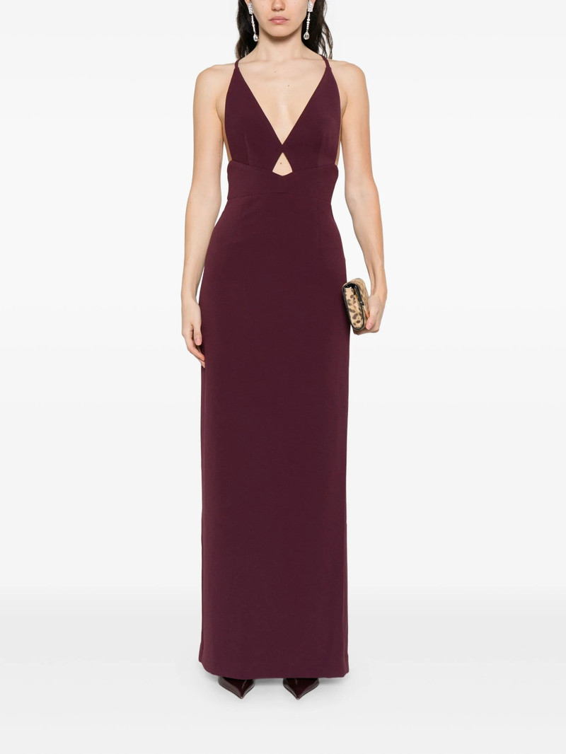 Solace London Cross-back Maxi Dress 5