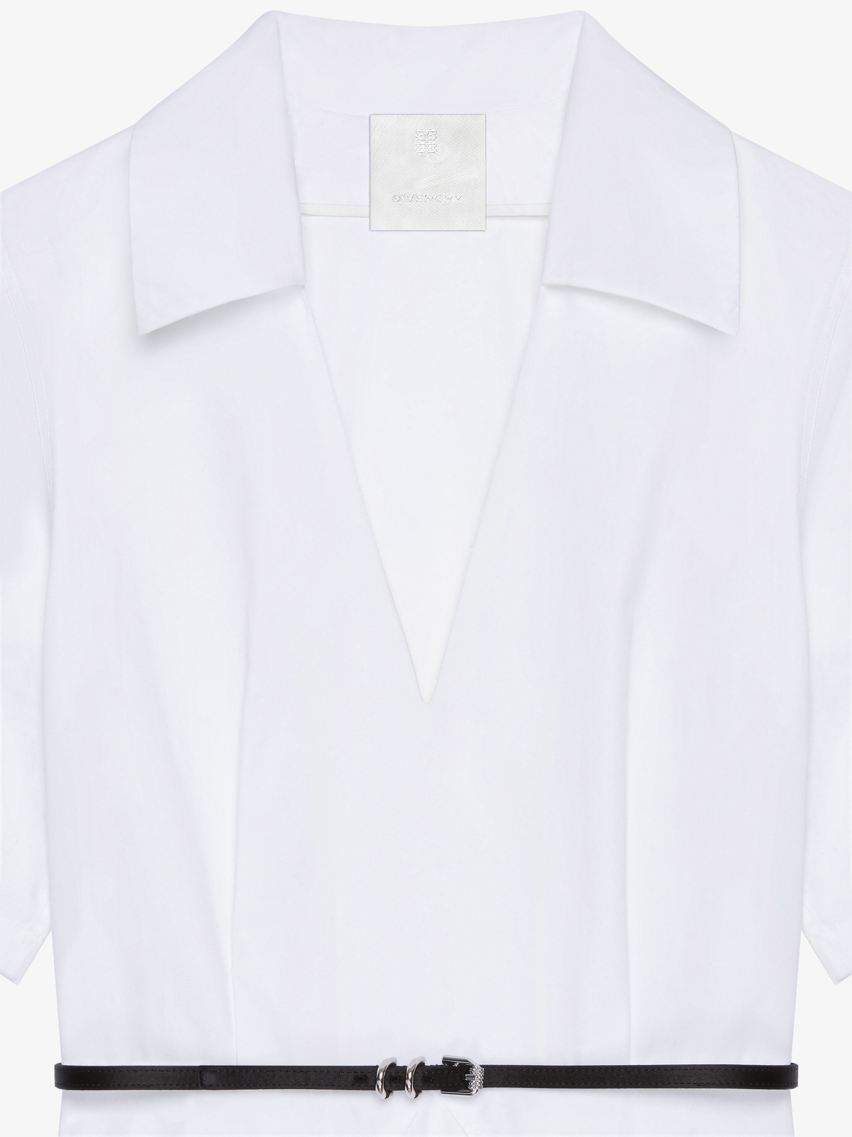 VOYOU DRESS IN POPLIN - 5