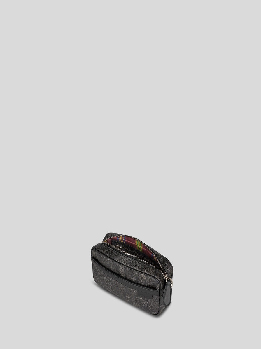 MINI CAMERA CASE WITH SHOULDER STRAP AND PAISLEY MOTIF - 4