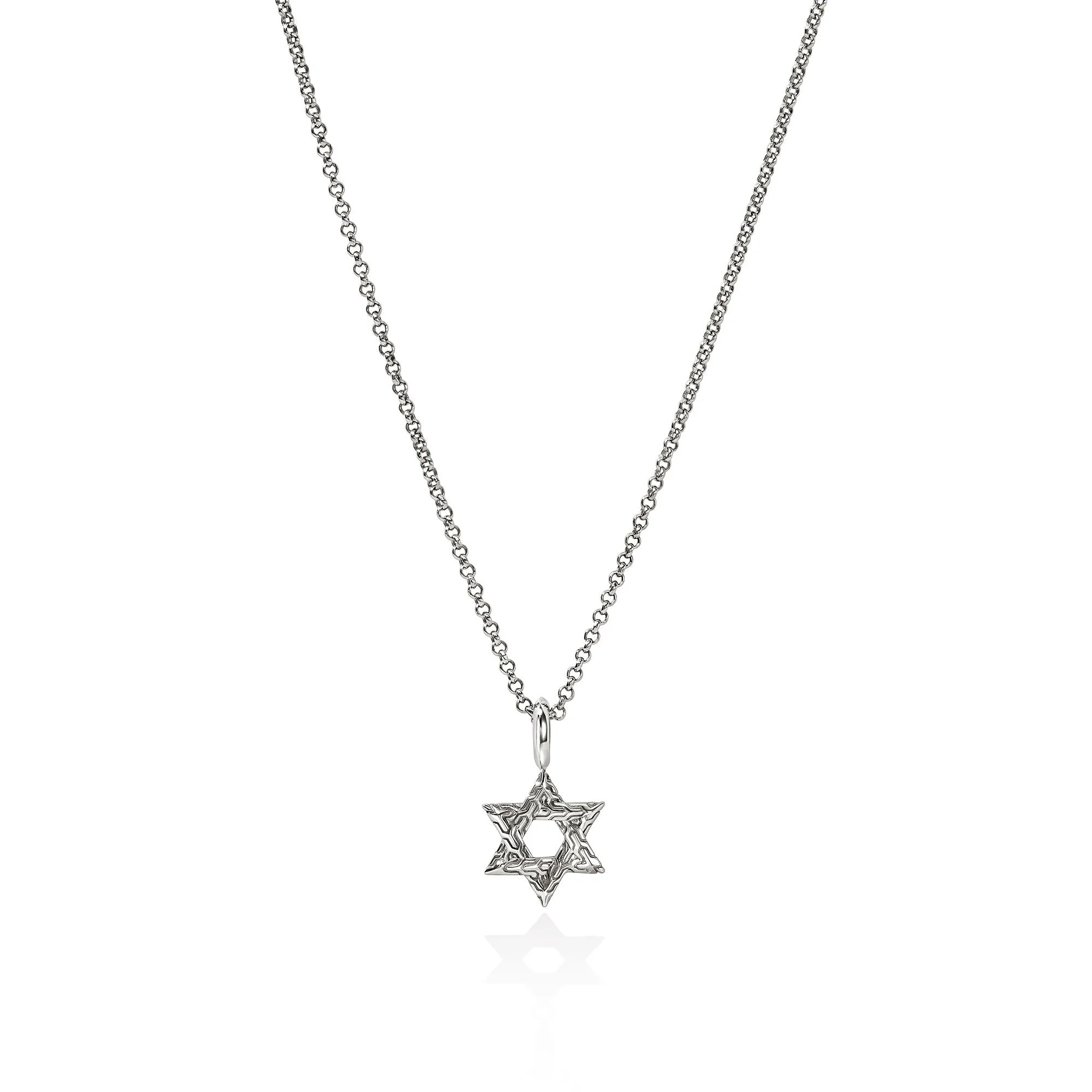 JH Essential Star of David Necklace, Sterling Silver - 1