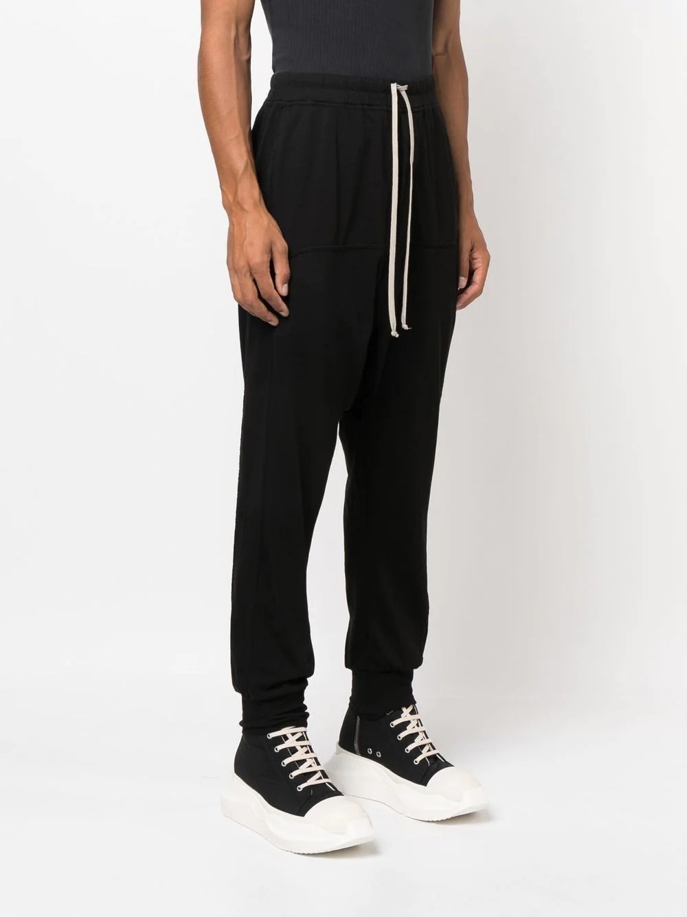 Prisoner drop-crotch track pants - 3