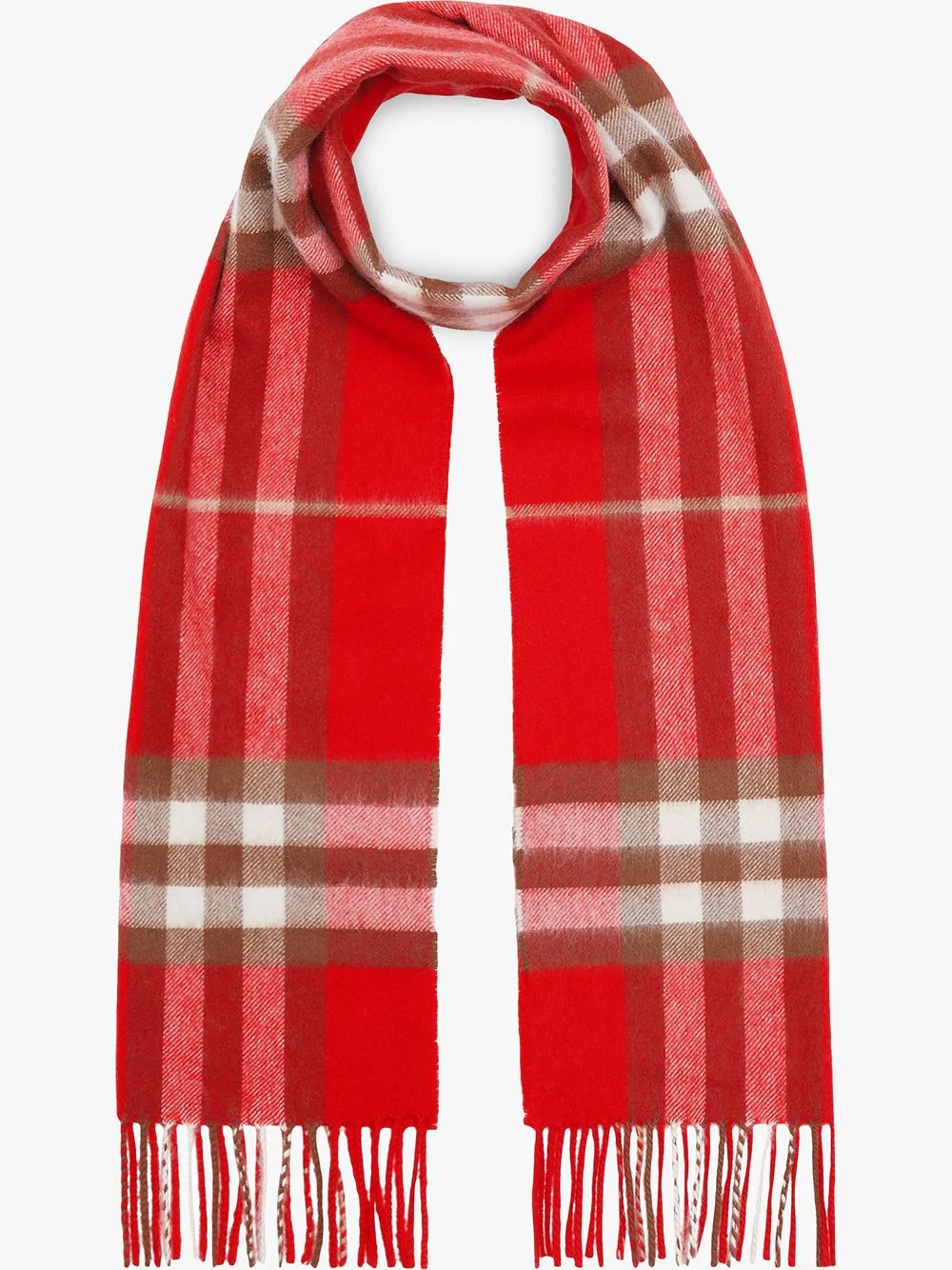 check cashmere scarf - 1