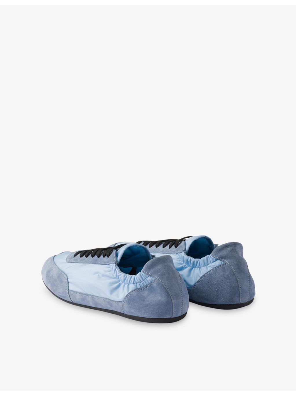 Collapse Re-Nylon and Suede Low-Top Trainers - 4