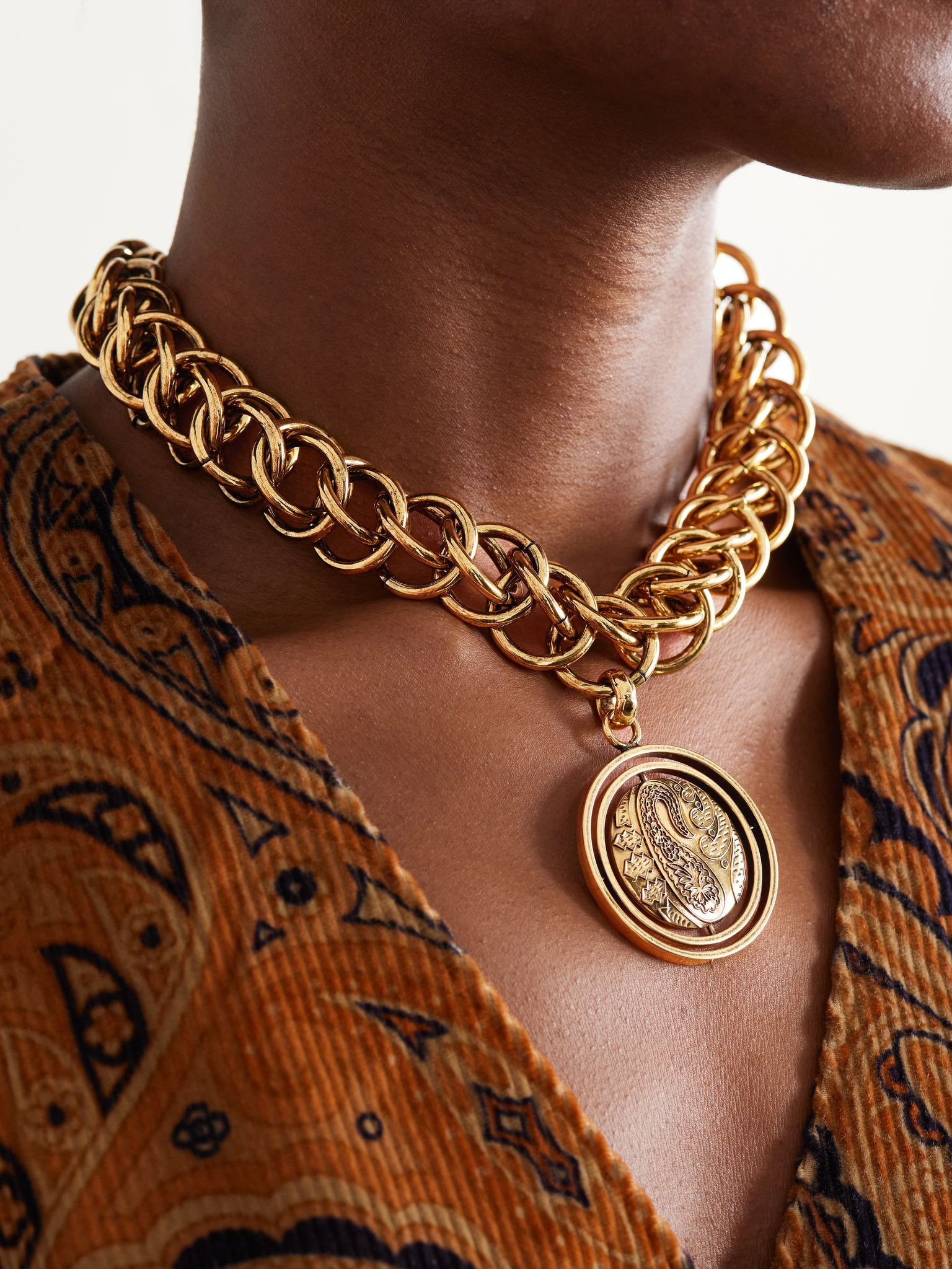 Gold-tone necklace Gold - 2