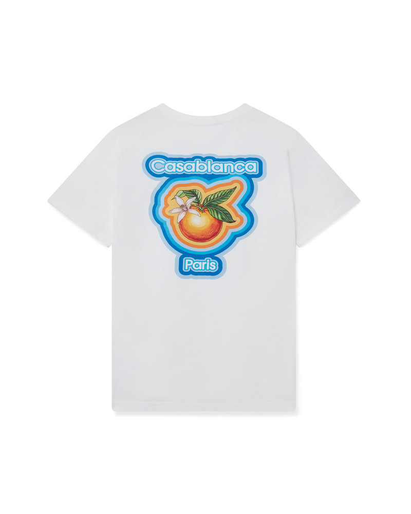 CASABLANCA Radiating Orange T-Shirt outlook