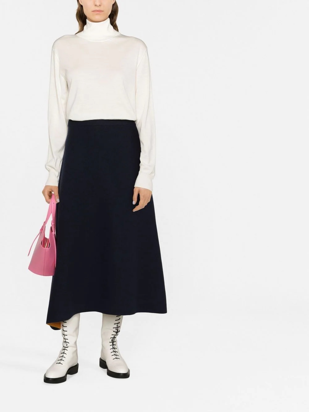 roll-neck wool jumper - 2