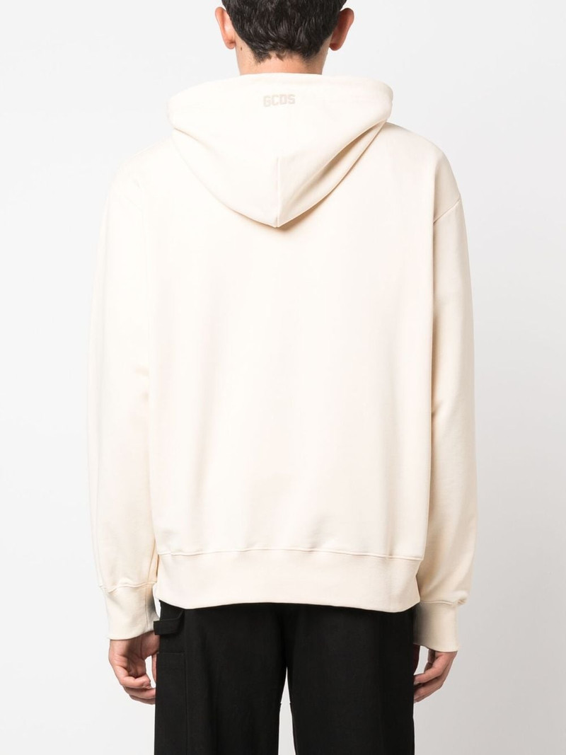 logo-detail drawstring hoodie 4