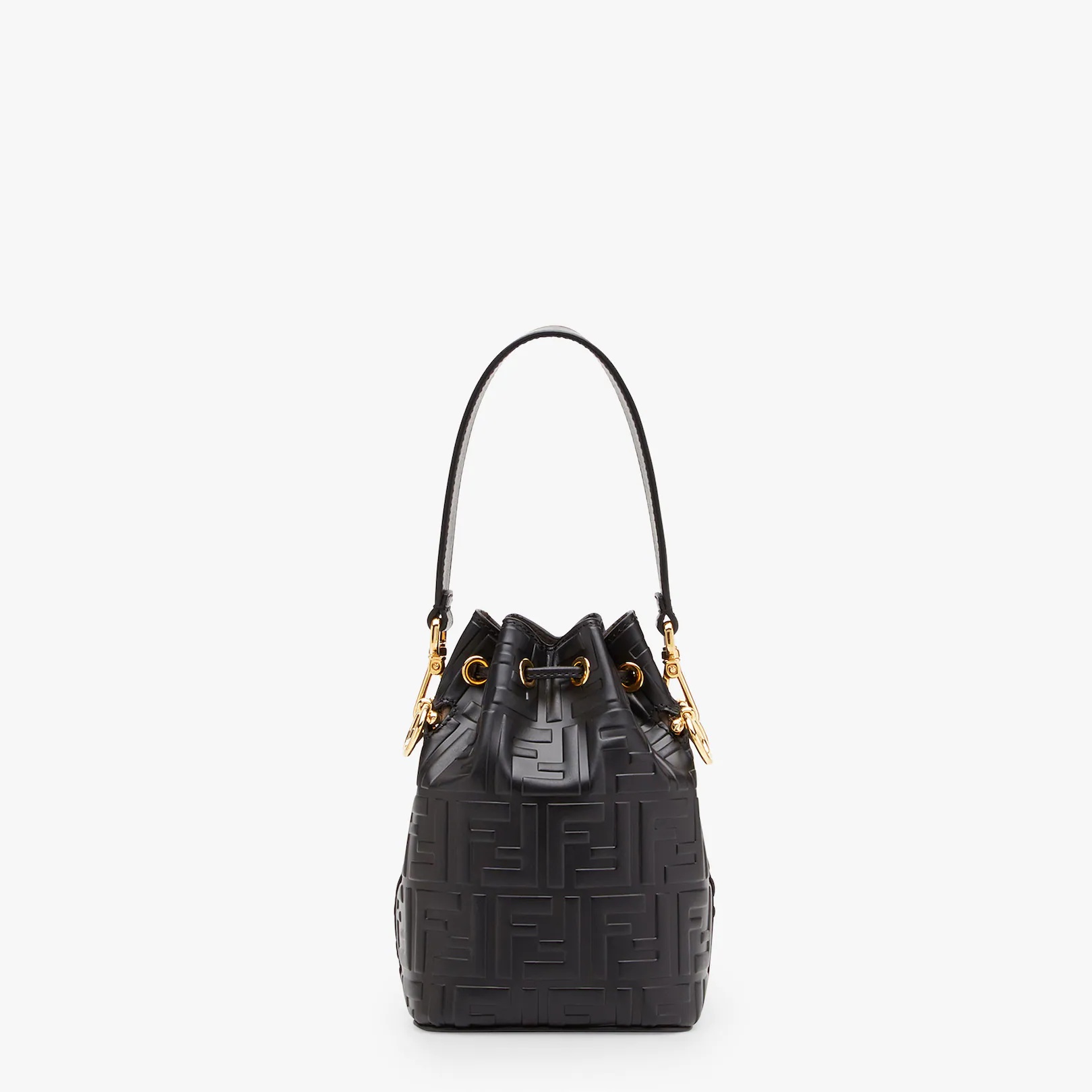 Black leather mini-bag - 3