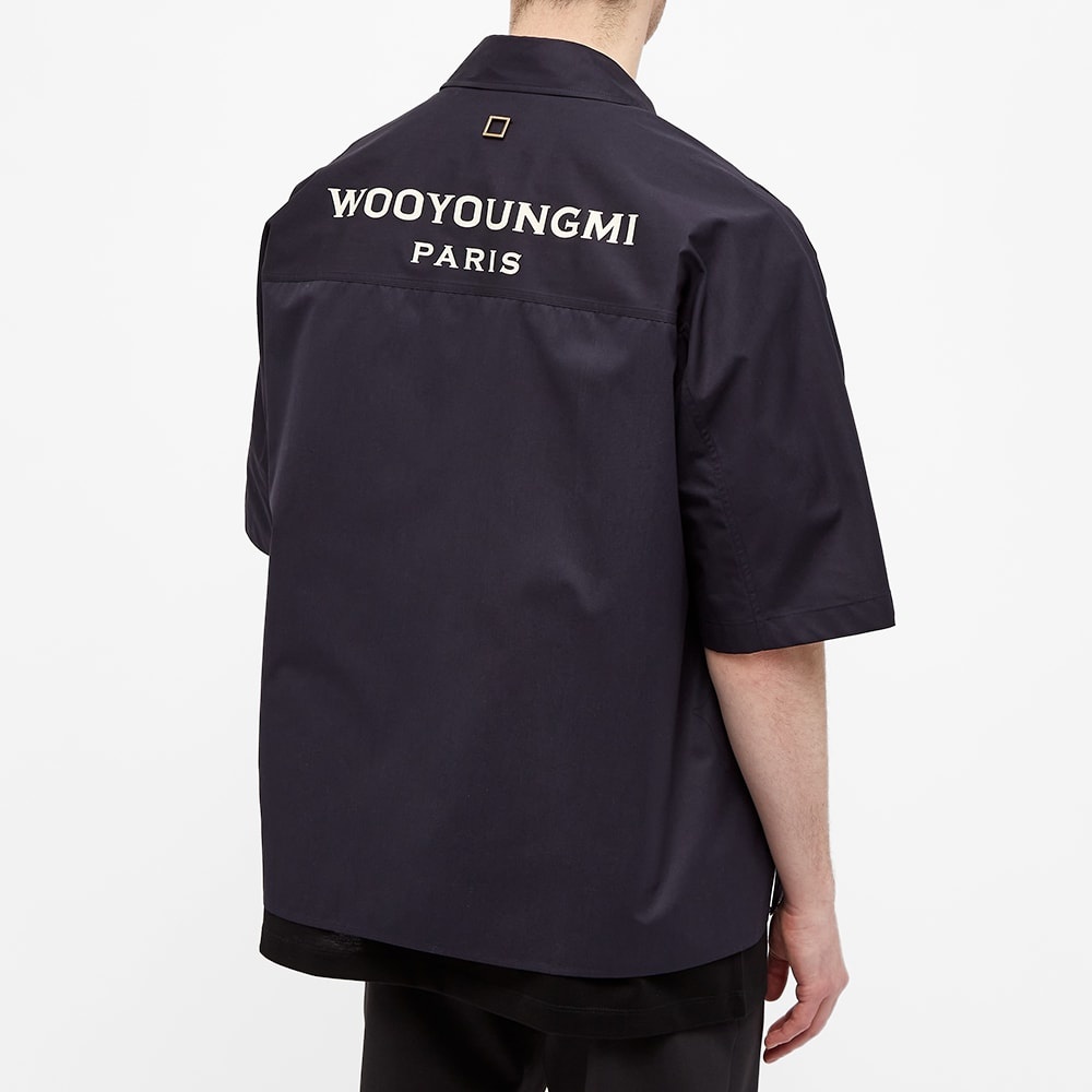 Wooyoungmi Short Sleeved Back Print Shirt - 5