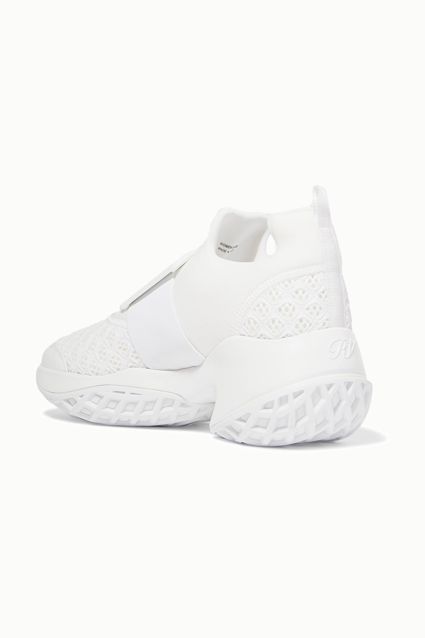 Viv Run neoprene, mesh and leather sneakers - 4