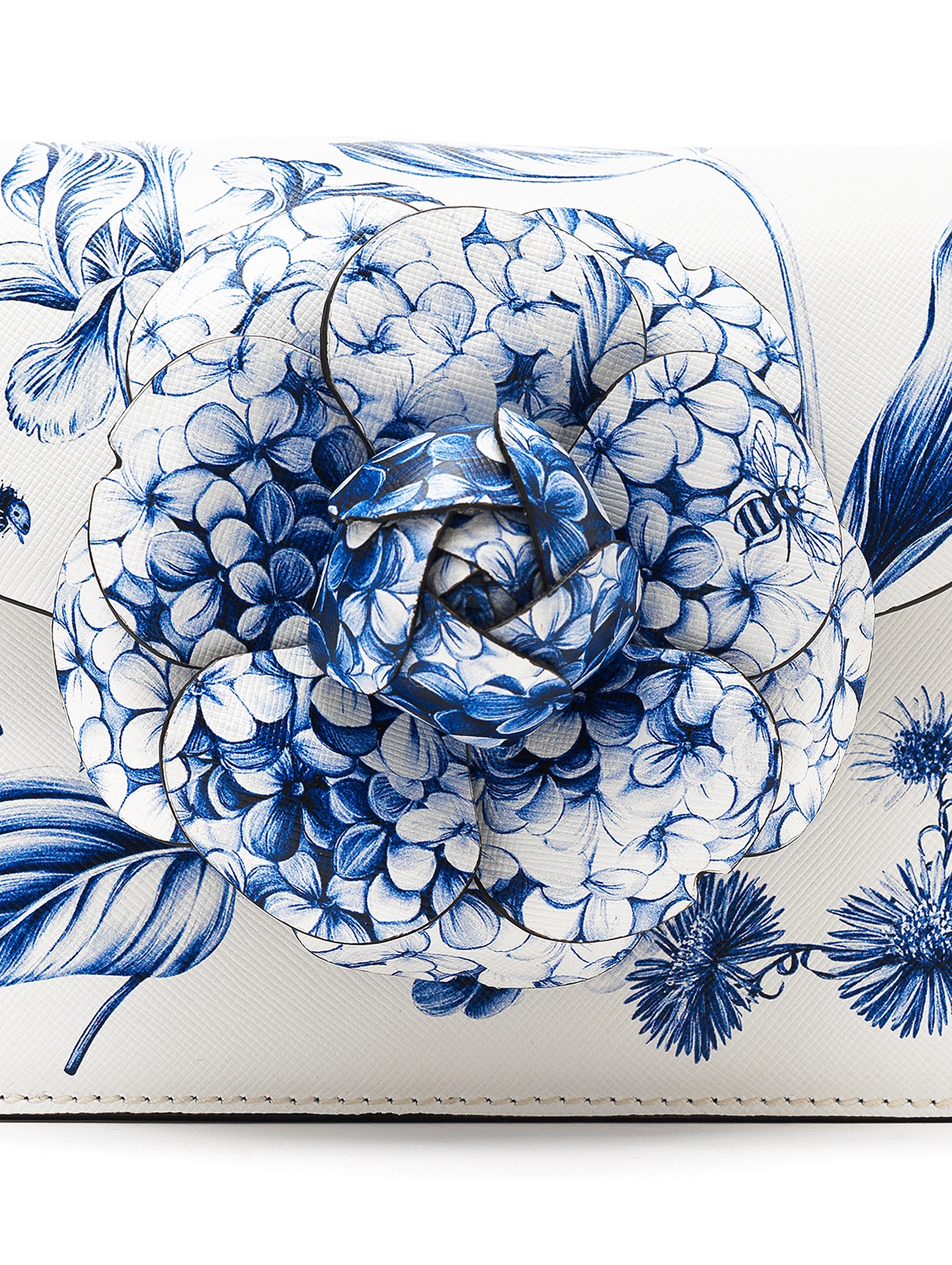 FLORAL TOILE PRINTED MINI TRO BAG 4