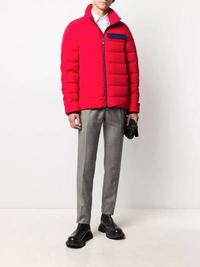 Moncler Grenoble contrasting tape down jacket outlook