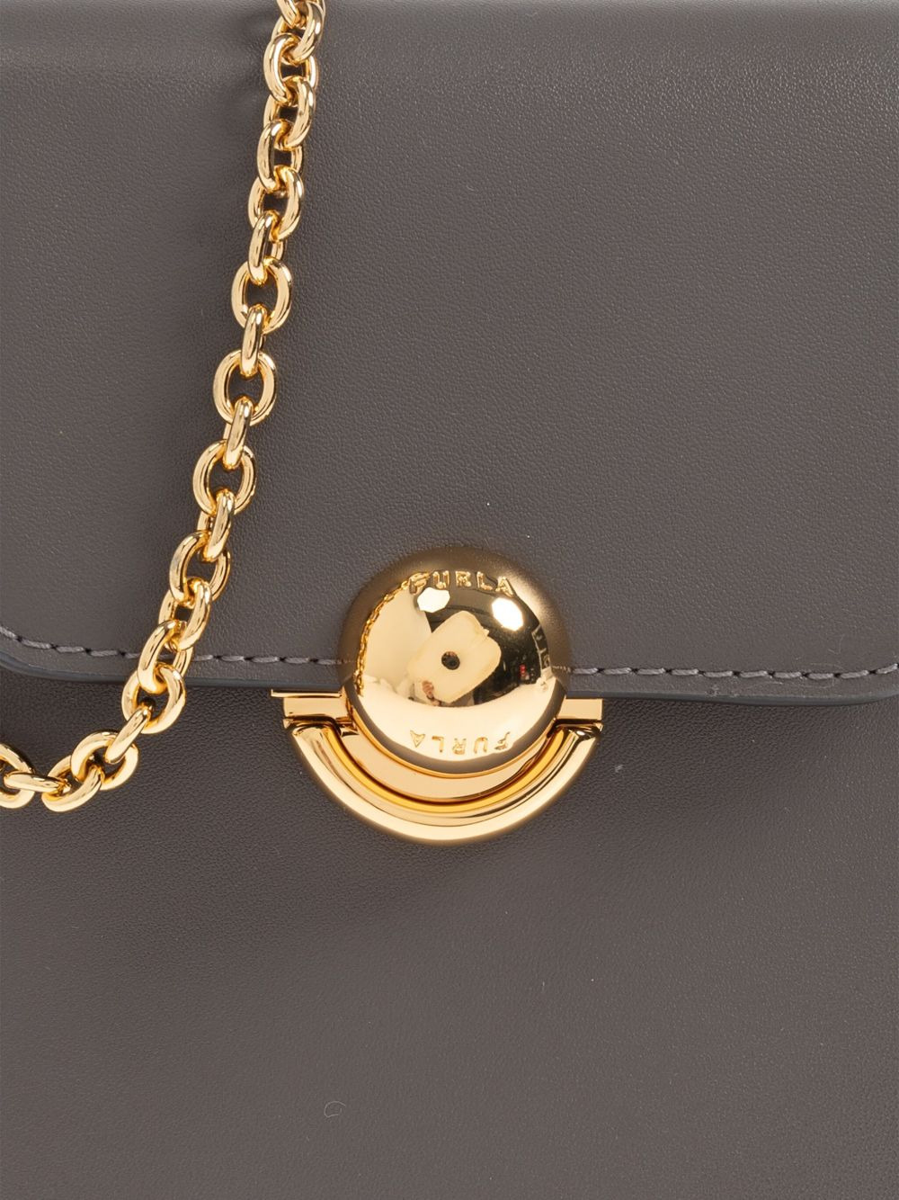 chain-strap spherical-clasp bag - 5