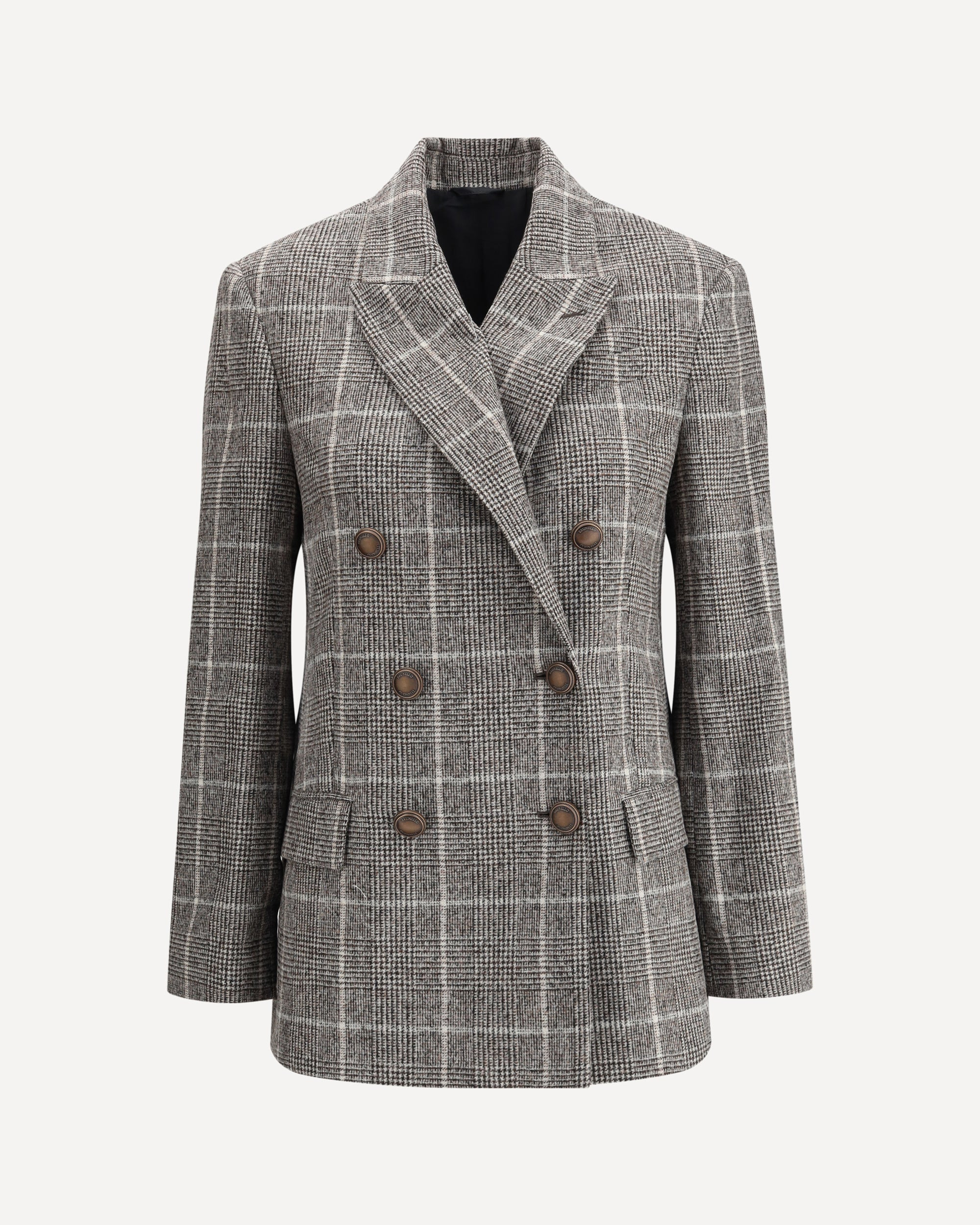 Alpaca and wool Prince de Galles Blazer - 1