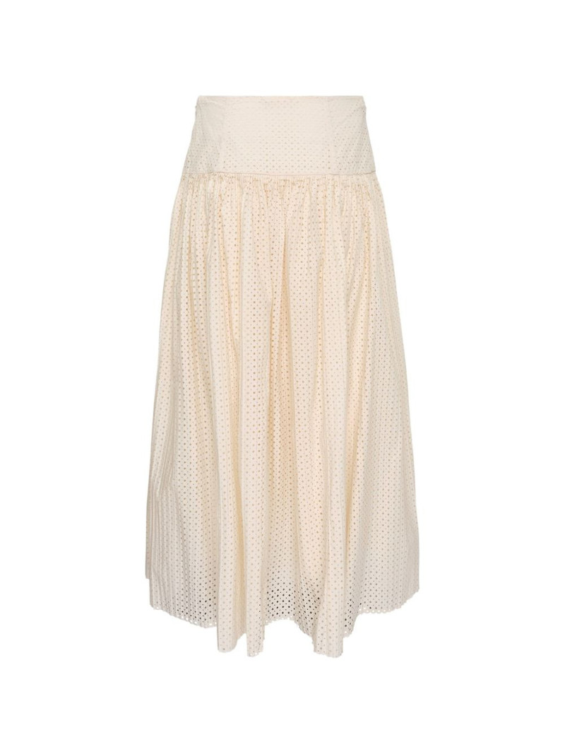 ULLA JOHNSON Nalla A-line midi skirt outlook