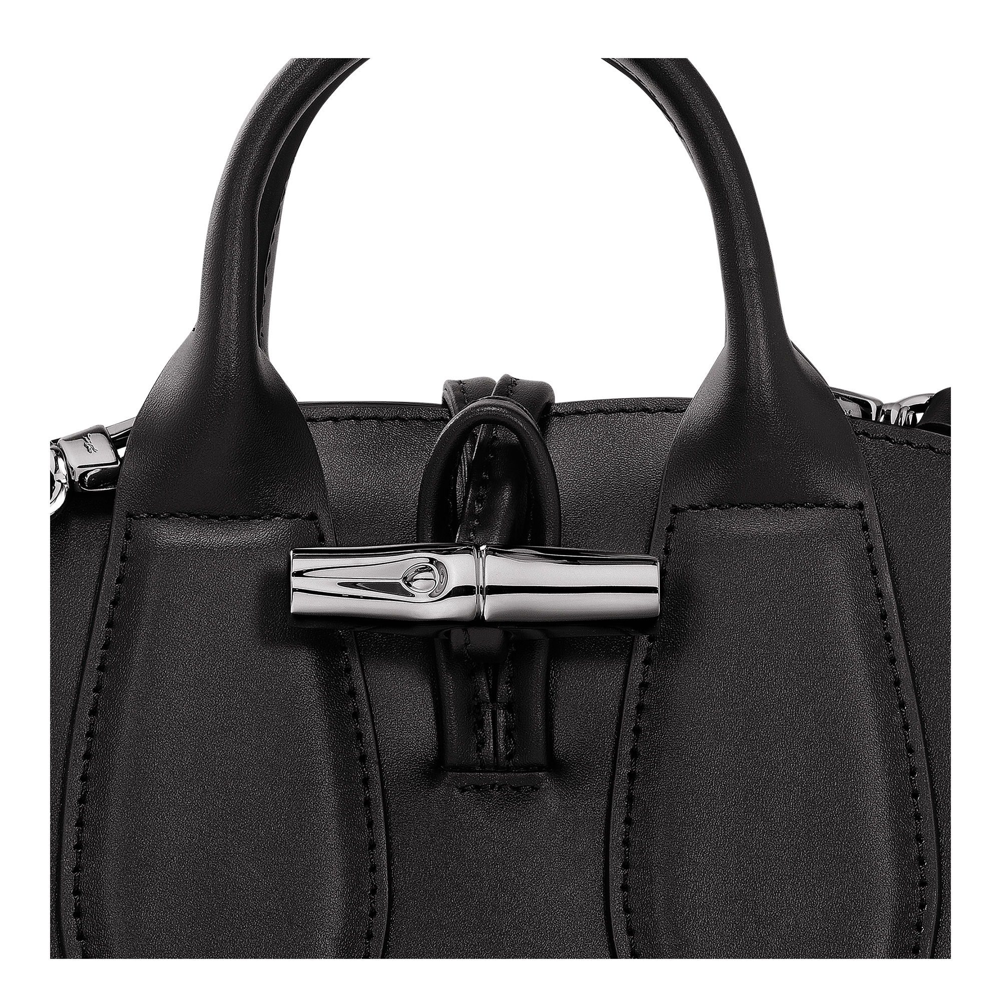 Le Roseau XS Handbag Black - Leather - 3