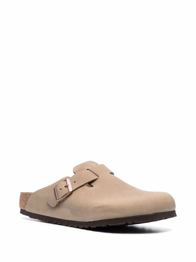 BIRKENSTOCK buckled leather loafers outlook