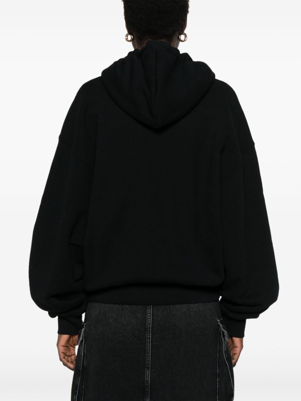 logo-print hoodie - 4