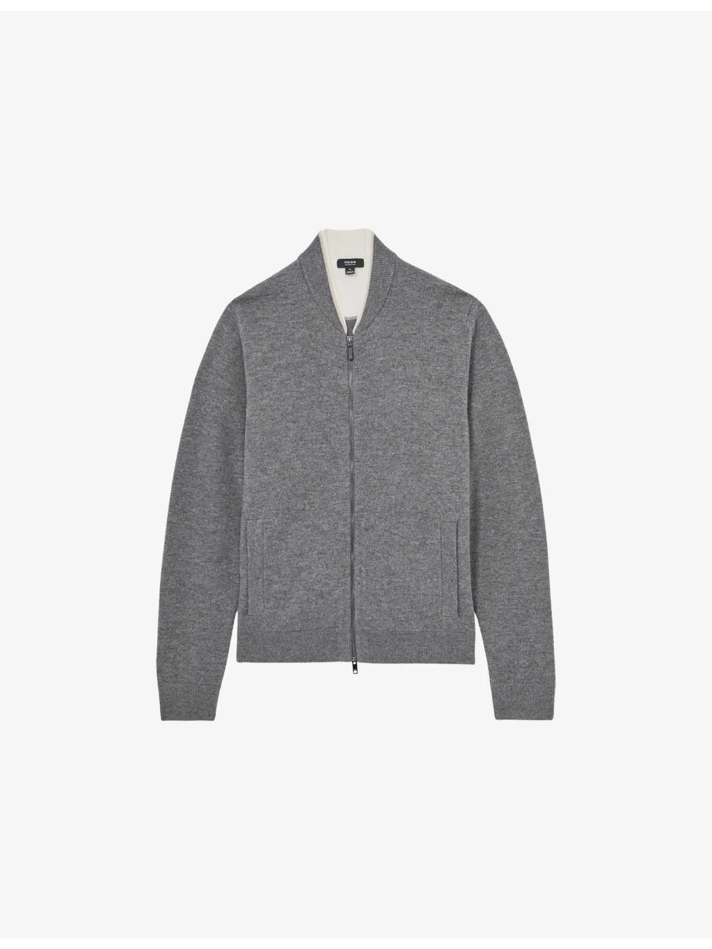 Clifford Zip-Up Wool Cardigan - 1