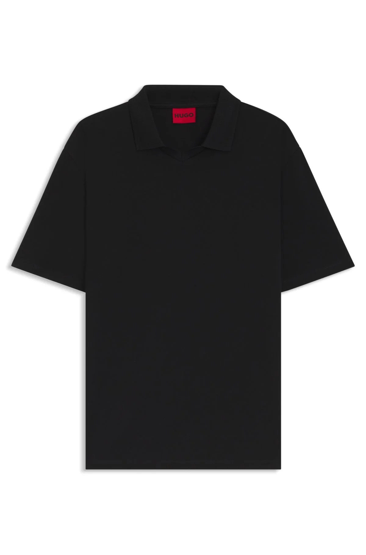RELAXED-FIT POLO SHIRT IN MERCERIZED STRETCH-COTTON PIQUÉ - 1
