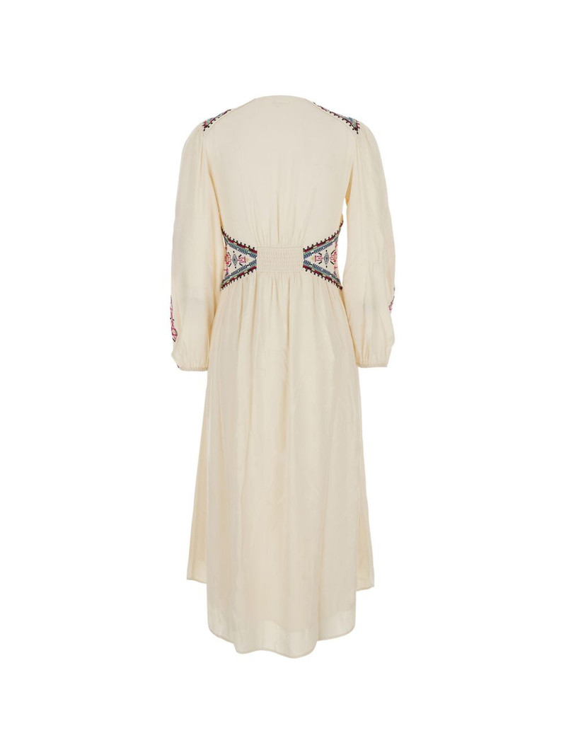 ba&sh Tina embroidered button-down dress outlook