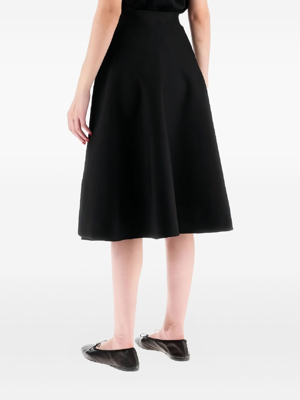 pleated midi skirt - 4