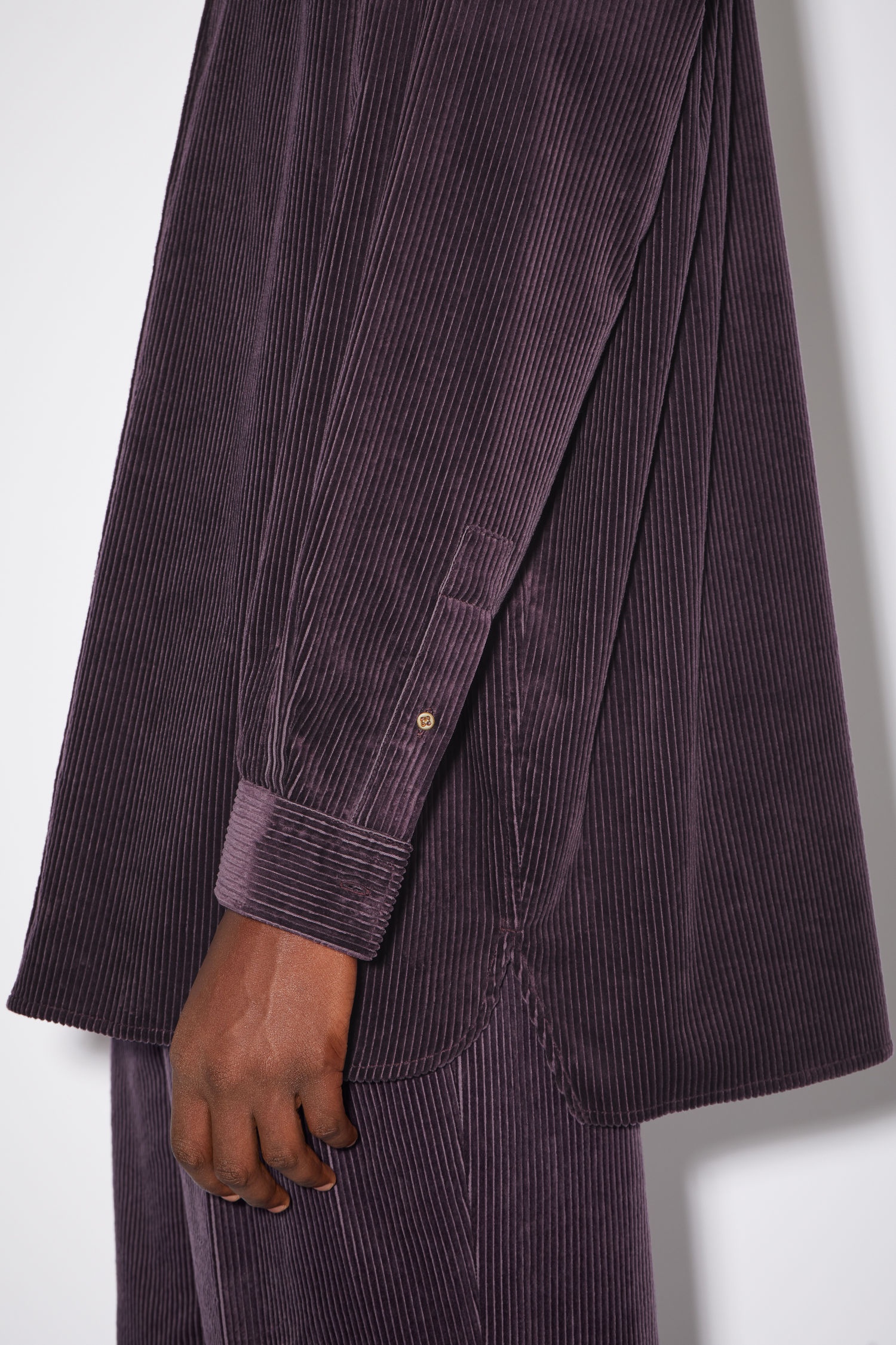 Corduroy shirt - Aubergine purple - 5