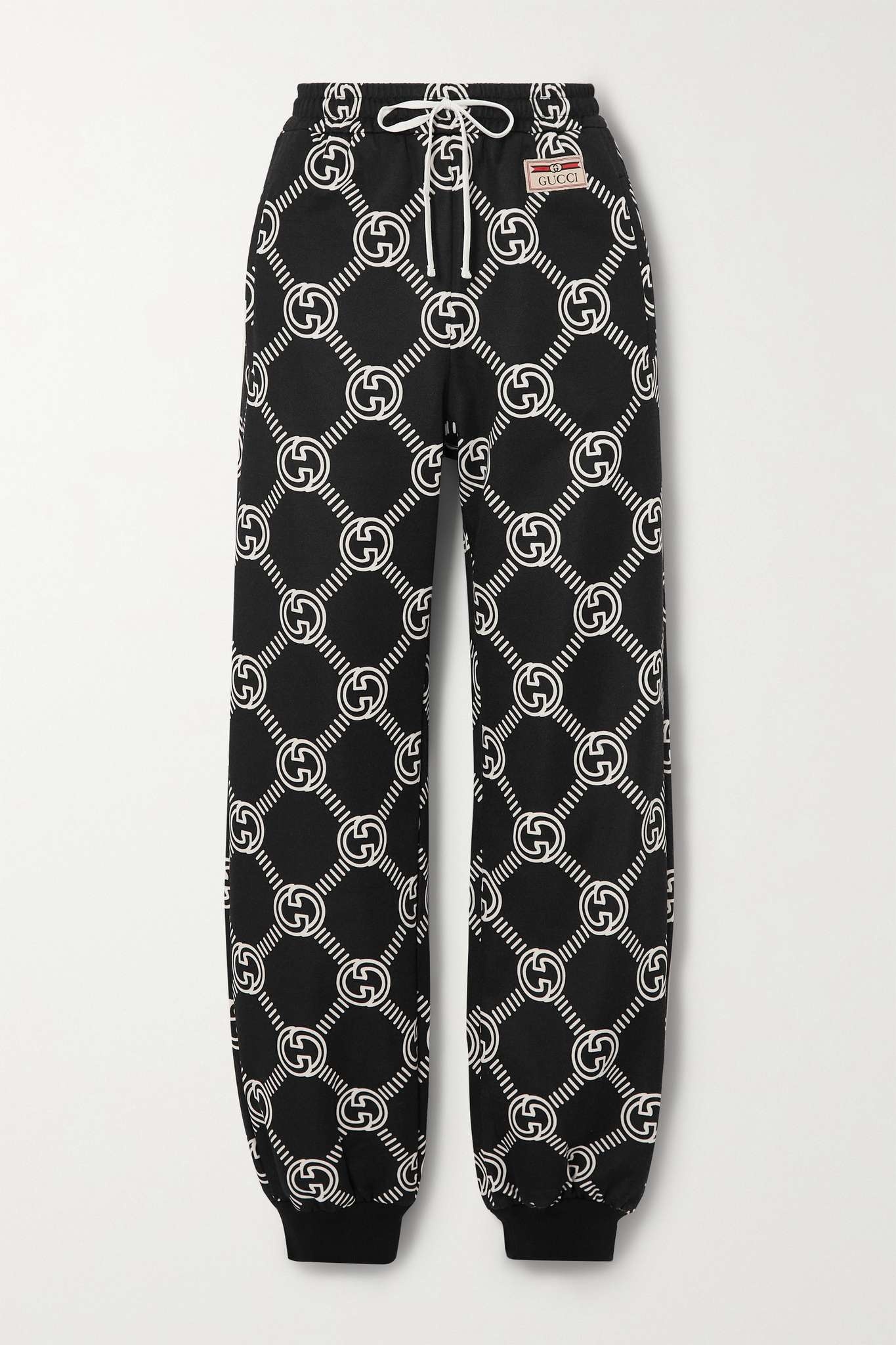 Printed jersey track pants - 1