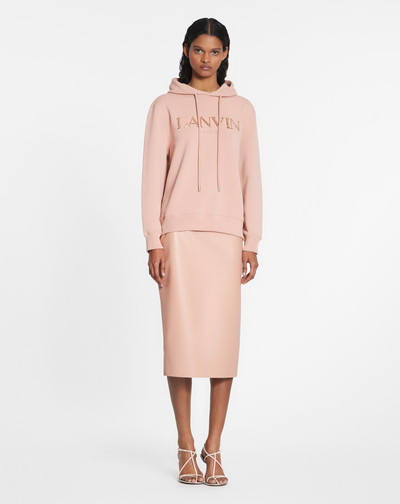 Lanvin LANVIN PARIS EMBROIDERED HOODED SWEATER outlook