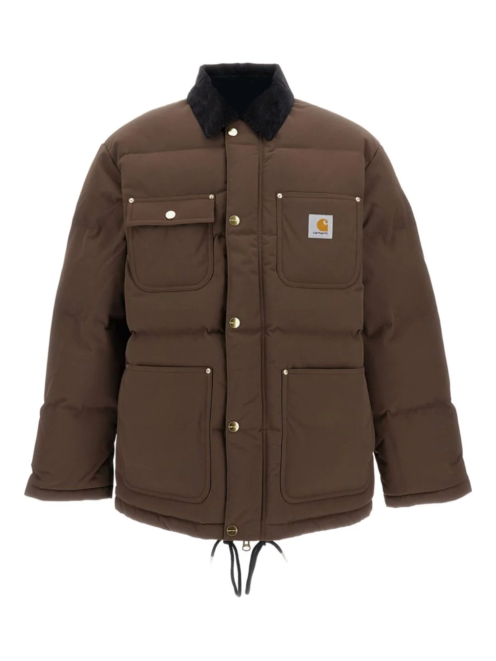 Rayler flap-pocket logo puffer jacket - 1