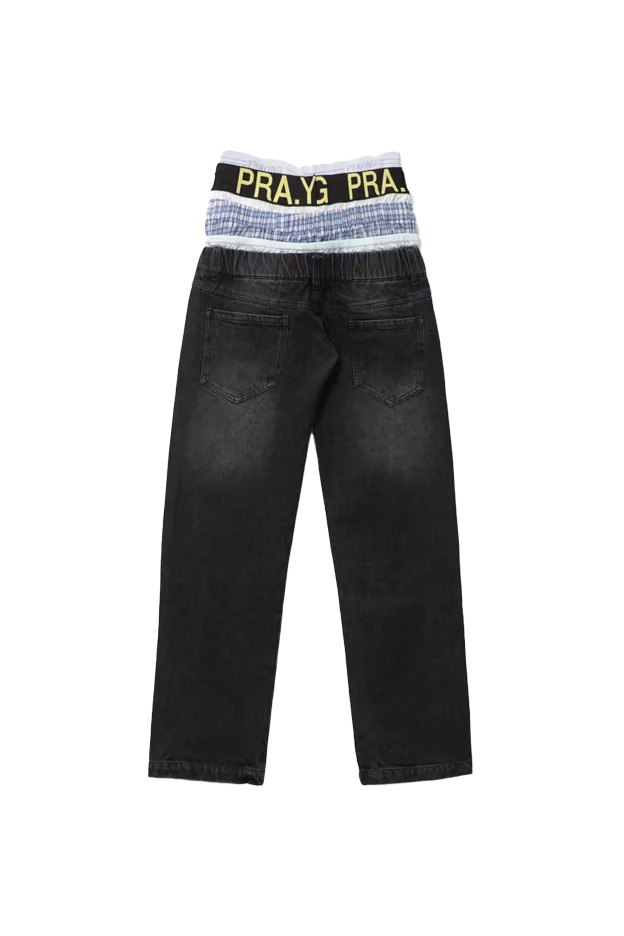 Praying Boxer Jeans Black - 2