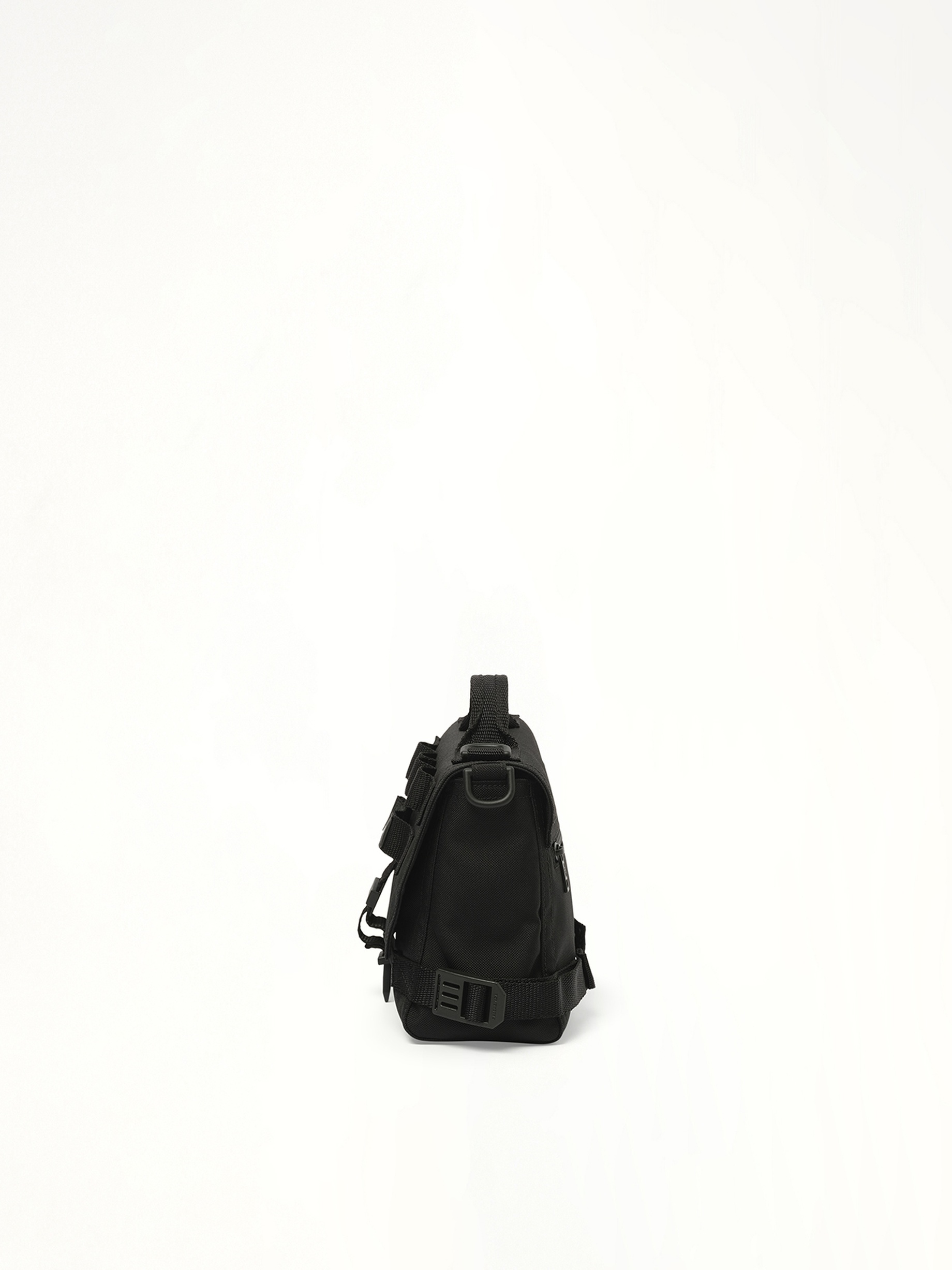 Army Messenger Bag in Black - 4
