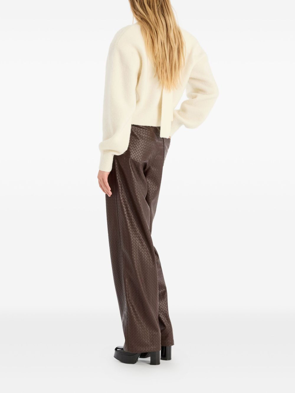 woven five-pocket trousers - 3