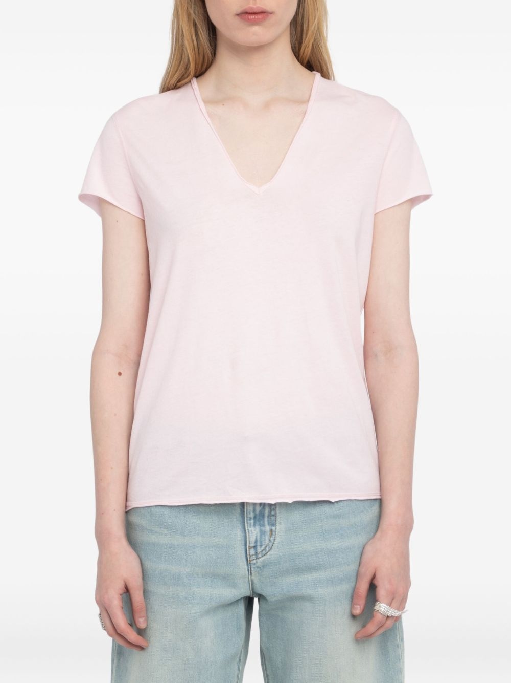 v-neck t-shirt - 4