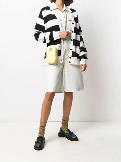 Marc Jacobs striped long-sleeve cardigan outlook