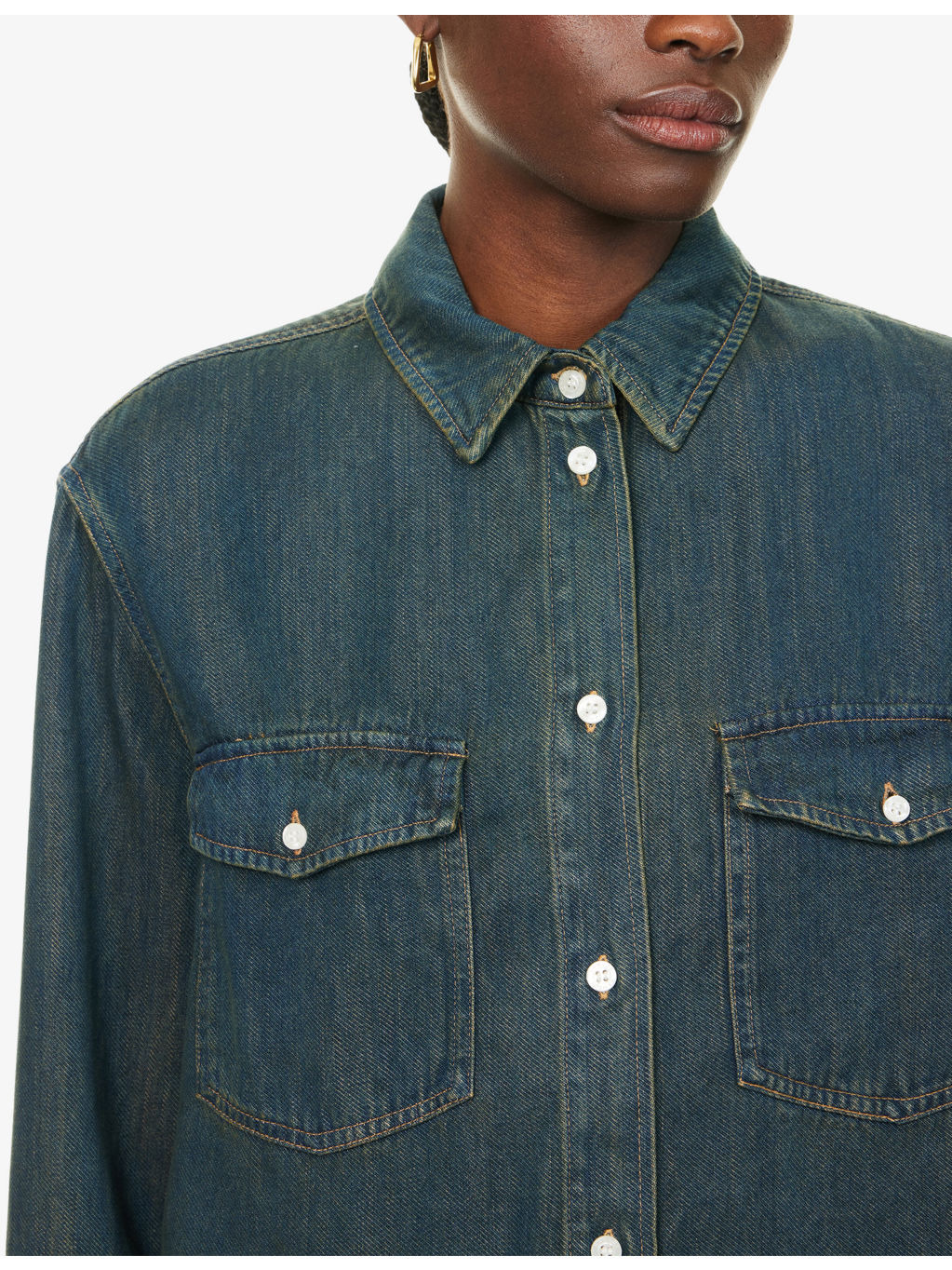 Sabex Curved-Hem Woven Shirt - 5