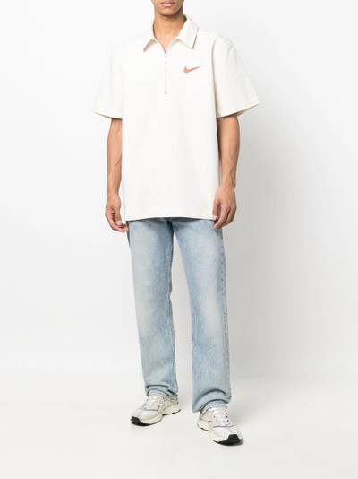 Nike Swoosh cotton polo shirt outlook