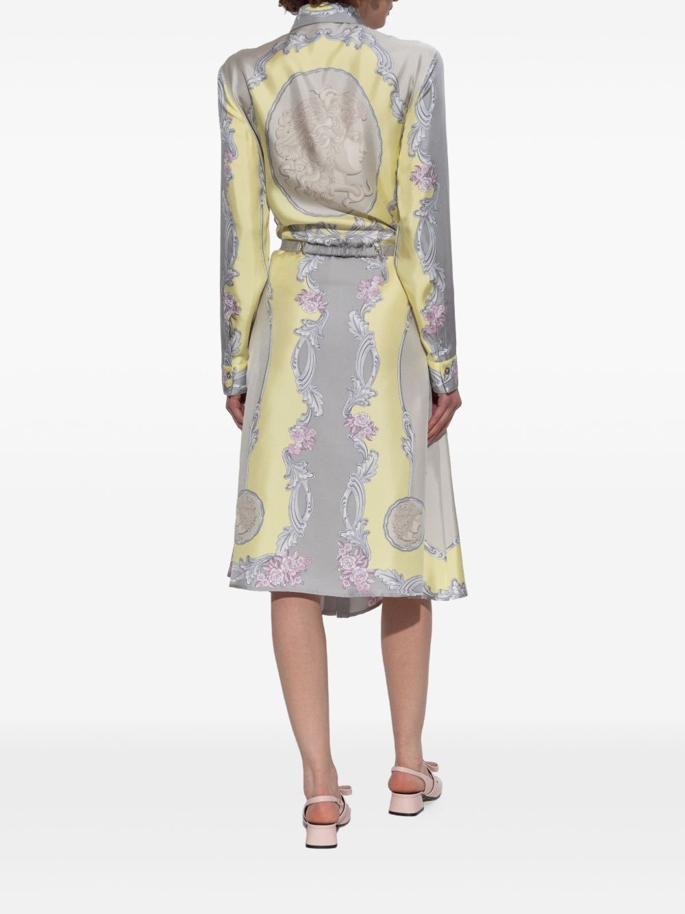 silk dress - 4