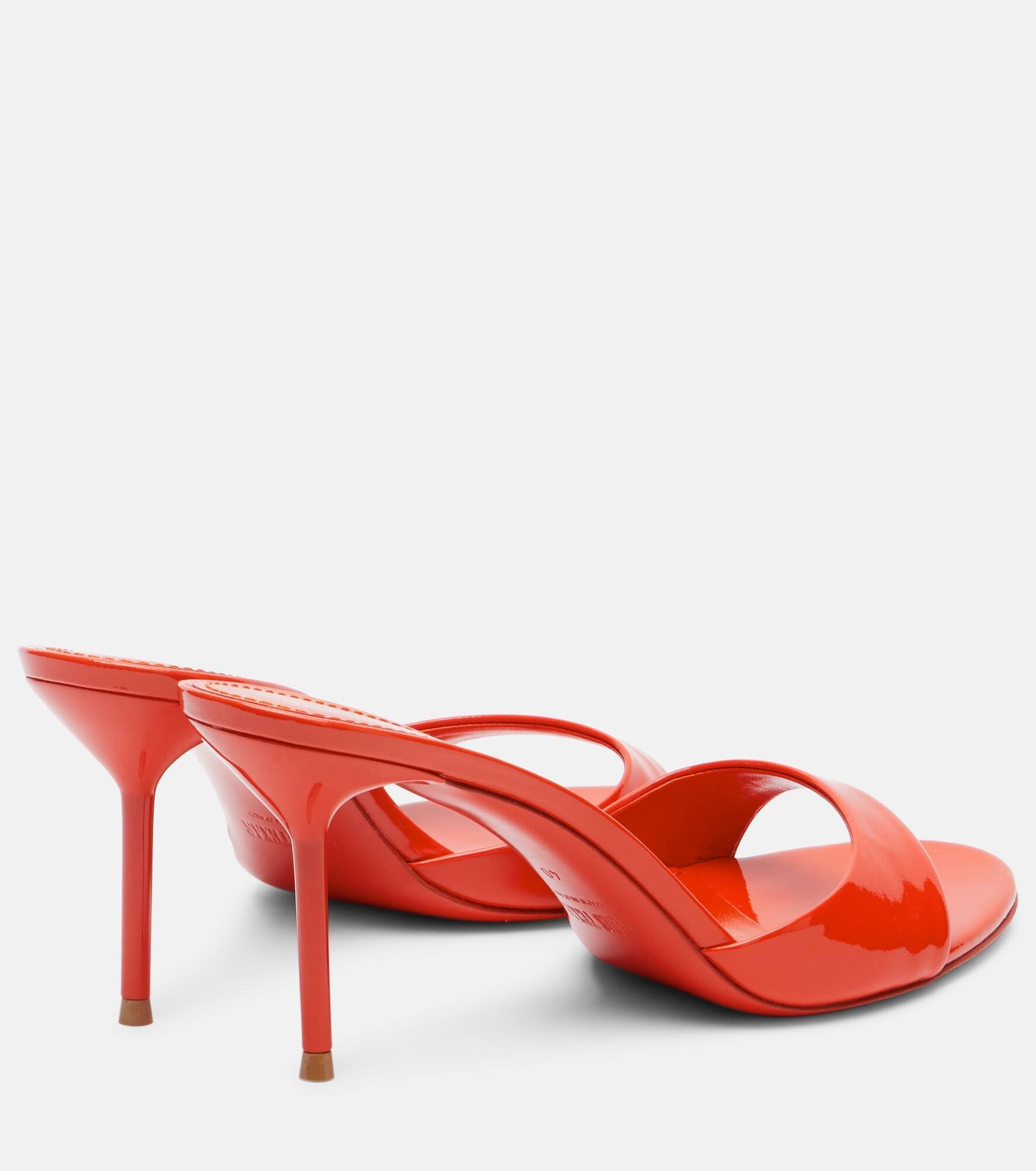 Lidia 70 patent leather mules - 2