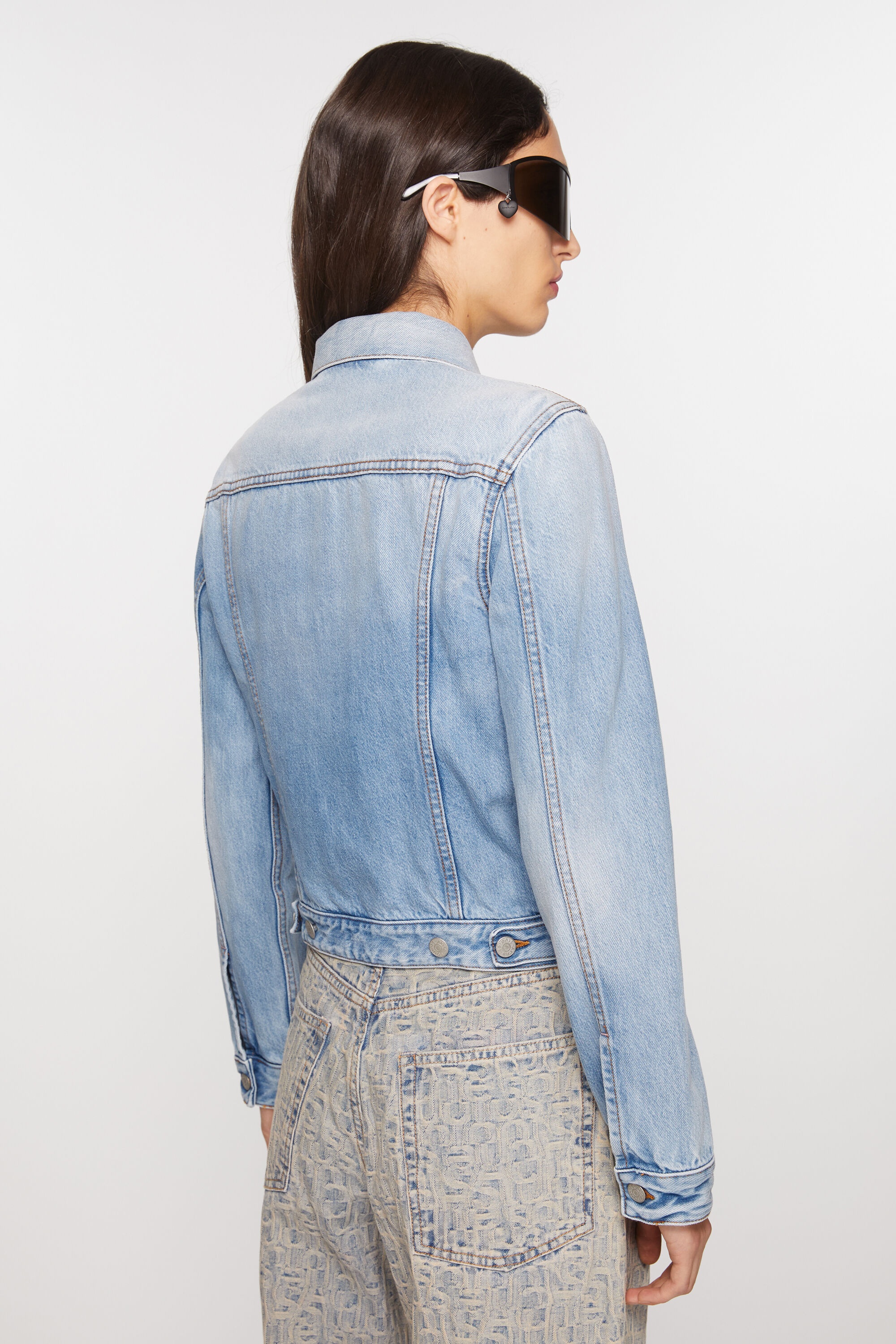 Denim jacket - Fitted fit - Light blue - 4