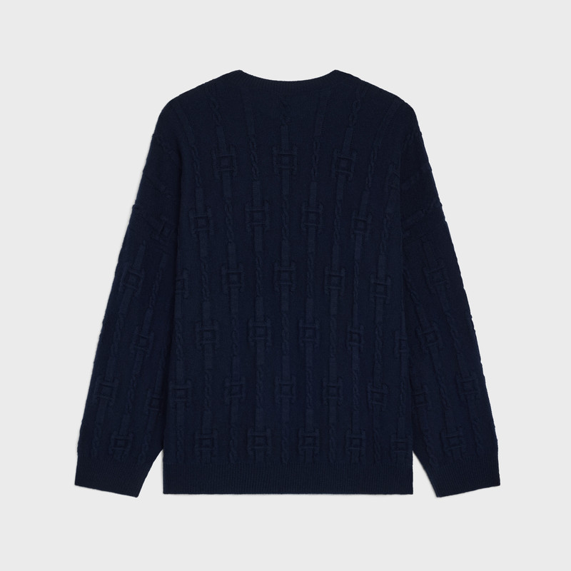 CELINE crewneck sweater IN chains cashmere outlook