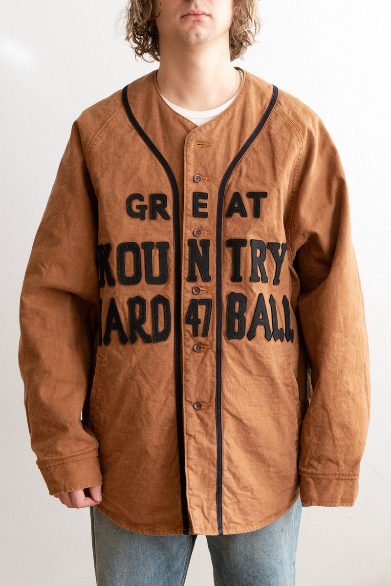 Kapital CANVAS X LINING GREAT KOUNTRY NIGHT GAME BASEBALL SHIRT outlook