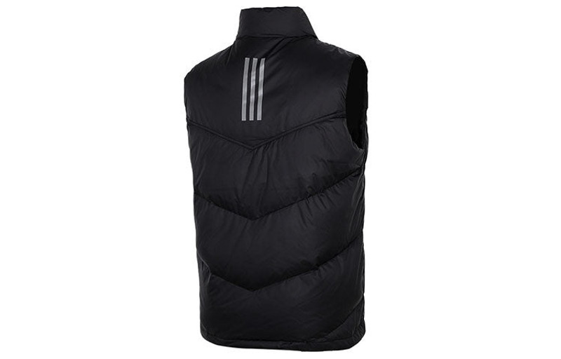 adidas adidas Down Vest Outdoor Stay Warm Stand Collar Black H20775 outlook