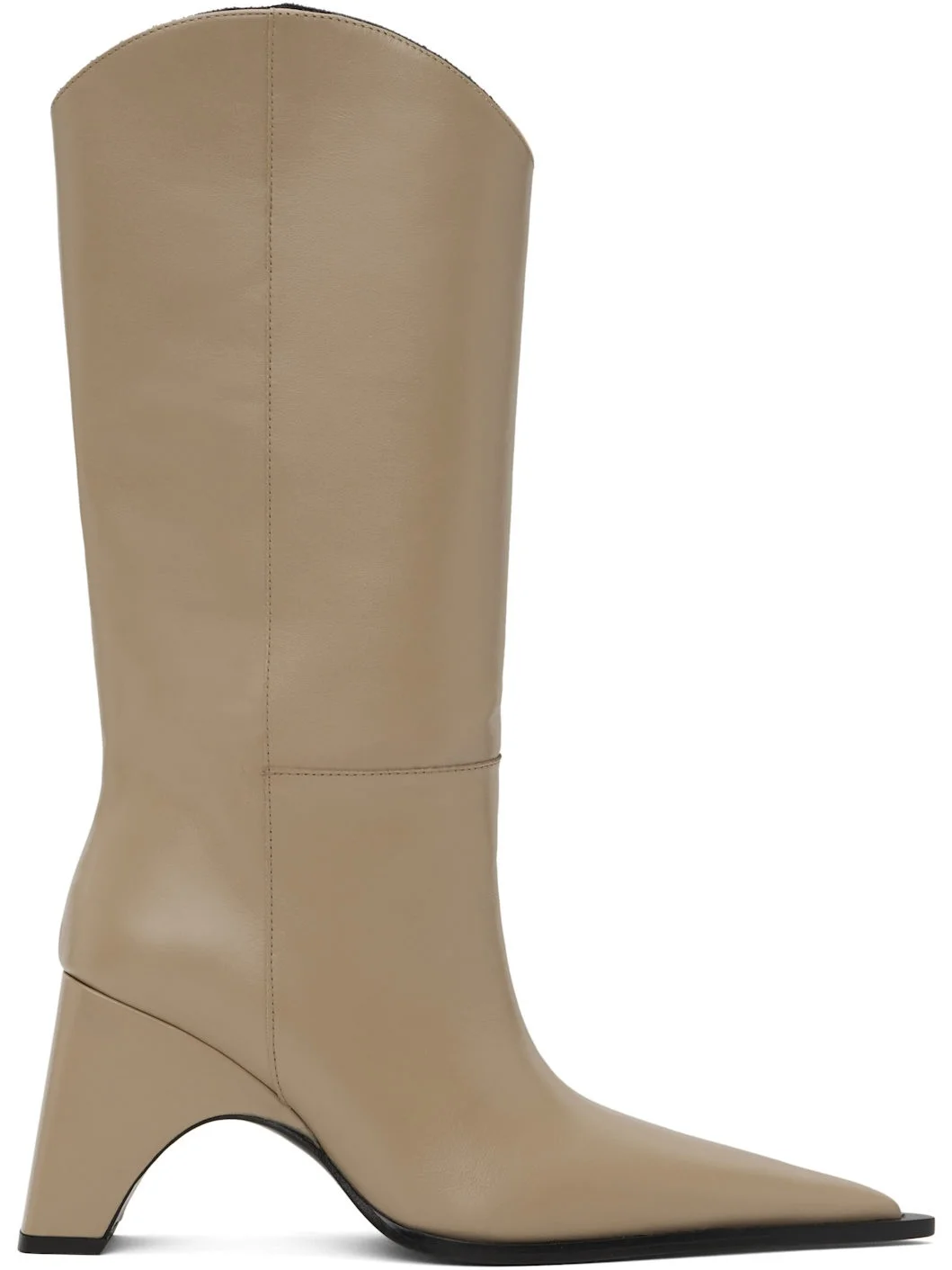 Beige Bridge Cowboy Boots - 1