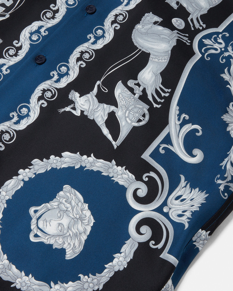 Printed Silk Twill Regular Shirt 4