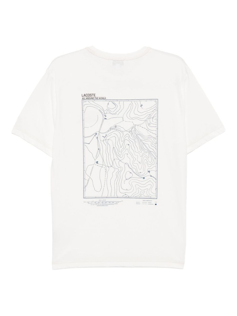 LACOSTE printed jersey T-shirt outlook