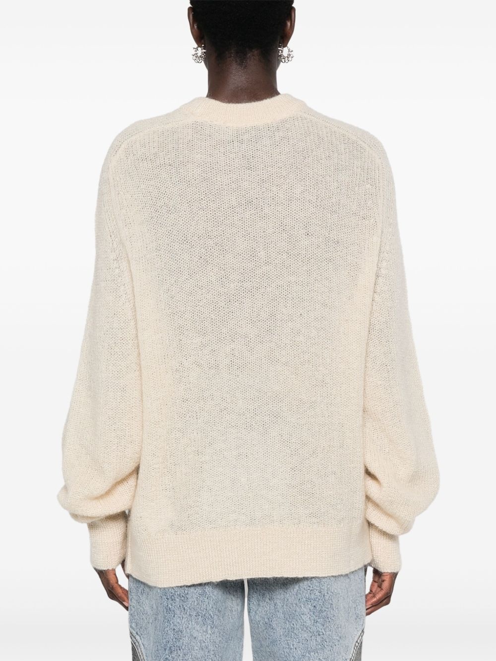 light-knit logo sweater - 4