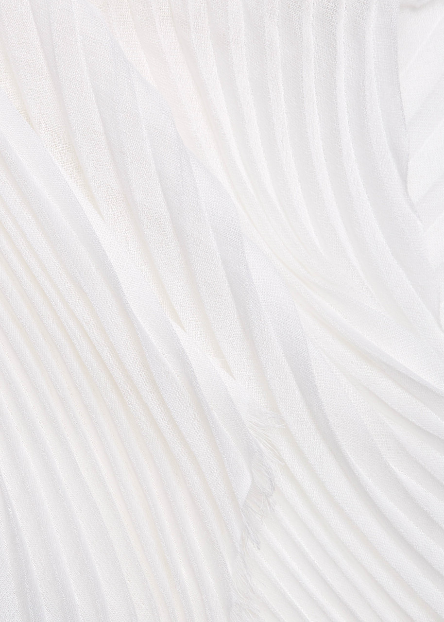 Issey Miyake Pleated Fine-knit Scarf - 3