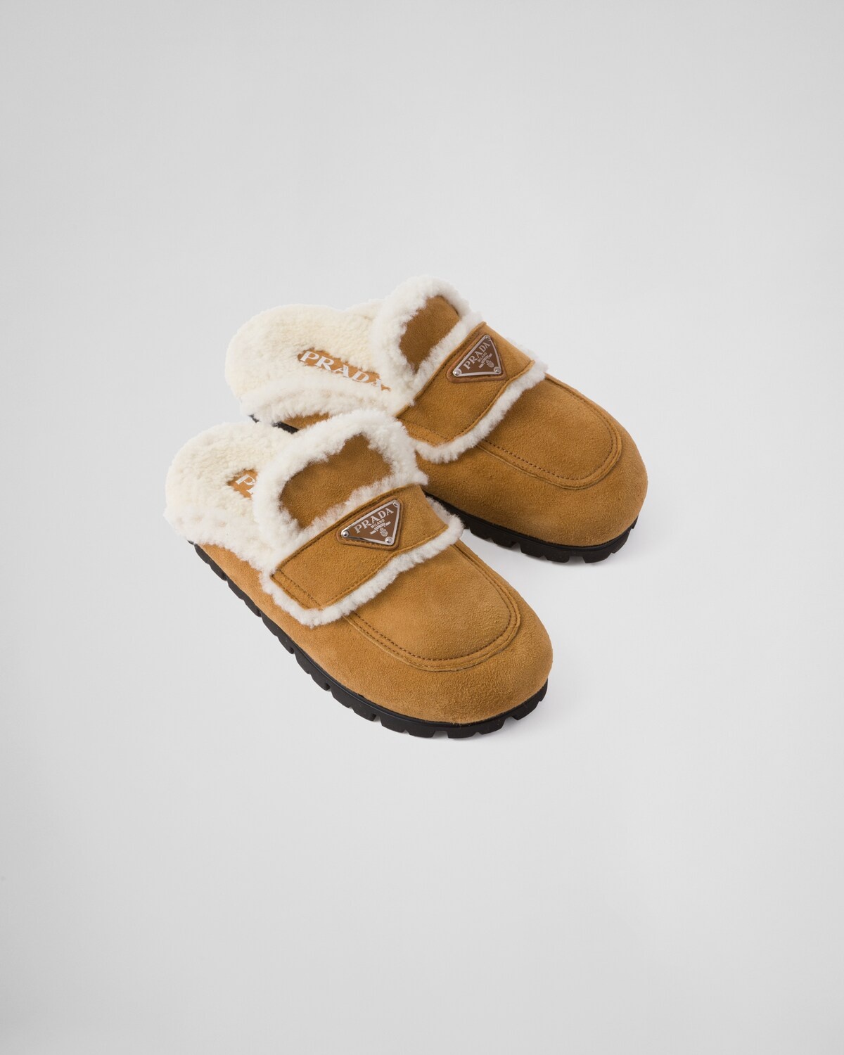 Shearling slippers - 4