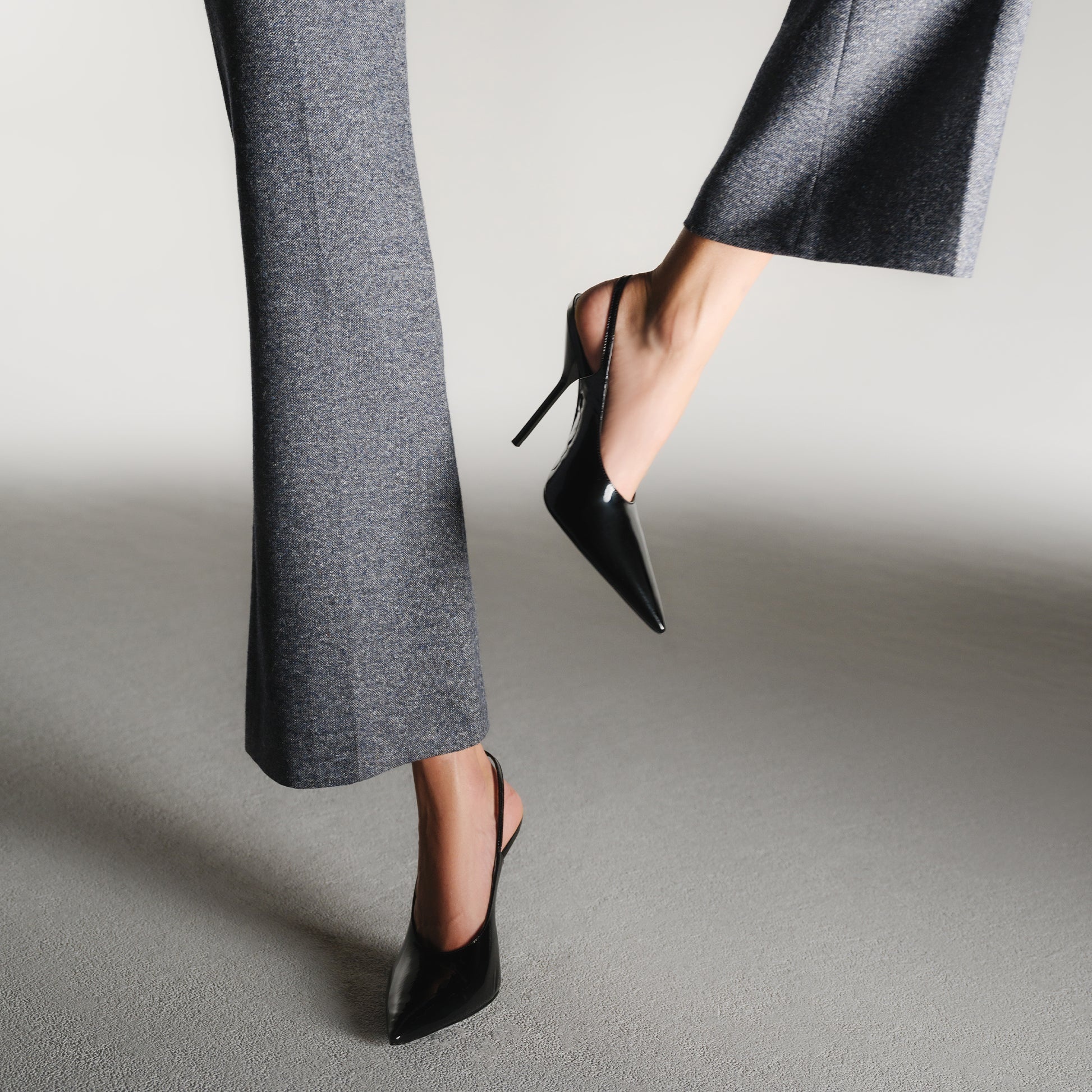 LARROUDÉ X ALTUZARRA PUMP IN BLACK PATENT LEATHER - 6